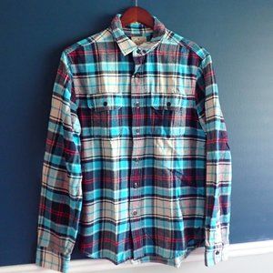 American Eagle Blue/Red/White Flannel Classic Fit